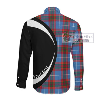 Spalding Tartan Long Sleeve Button Up with Family Crest Circle Style