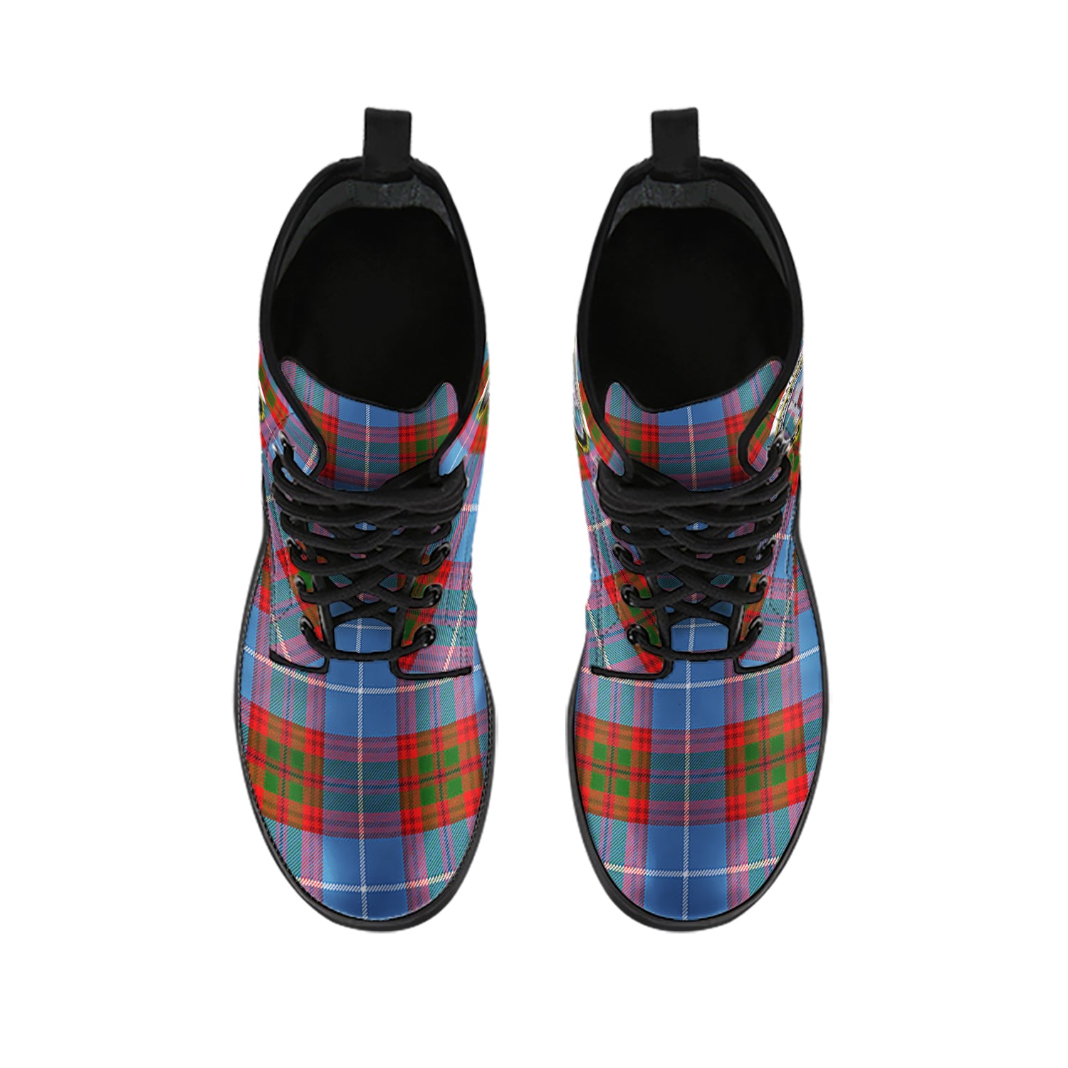 spalding-tartan-leather-boots-with-family-crest