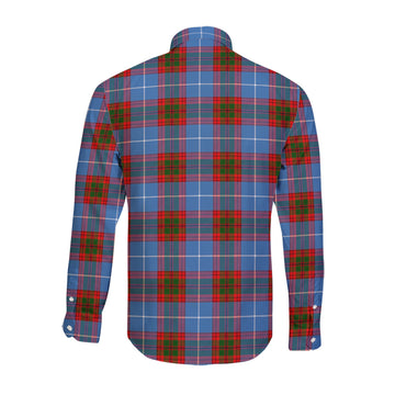 Spalding Tartan Long Sleeve Button Up Shirt with Family Crest