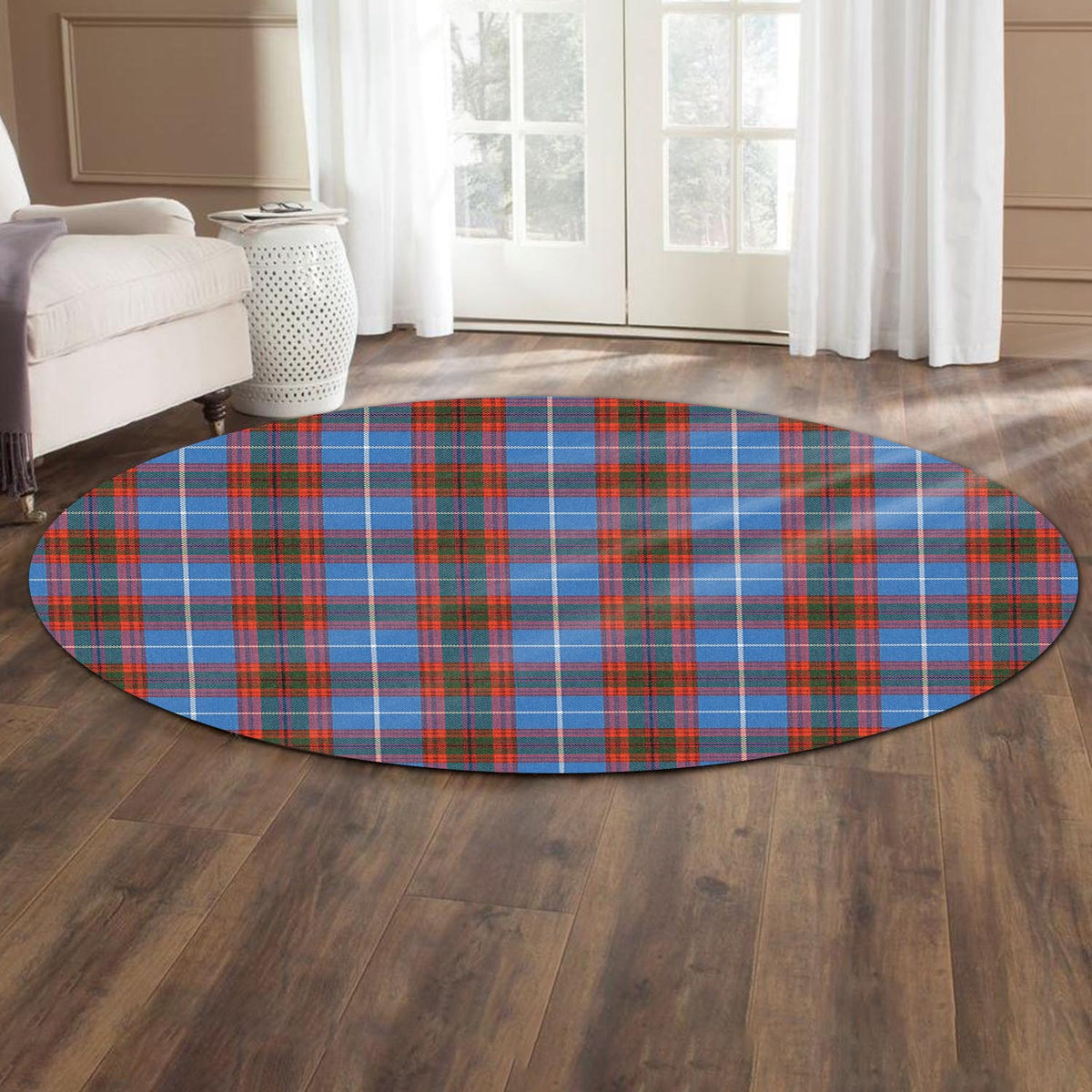Spalding Tartan Round Rug - Tartan Vibes Clothing