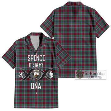 Spence Tartan Hawaiian Shirt with Family Crest DNA In Me Style Kid - Tartan Vibes Clothing