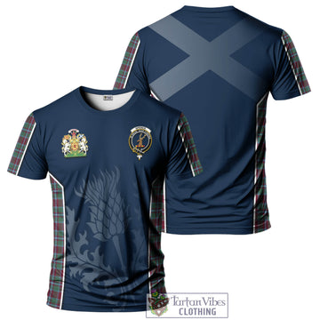 Spence Tartan T-Shirt with Family Crest and Scottish Thistle Vibes Sport Style Kid's Shirt - Tartan Vibes Clothing