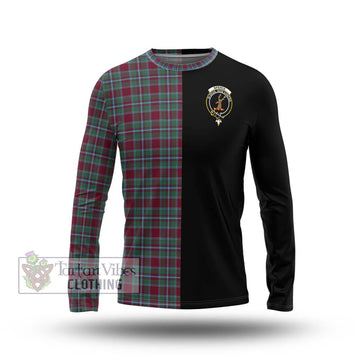 Spence Tartan Long Sleeve T-Shirt with Family Crest and Half Of Me Style Unisex - Tartan Vibes Clothing