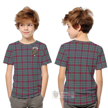 Spence Tartan Kid T-Shirt with Family Crest Youth XL Size14 - Tartan Vibes Clothing