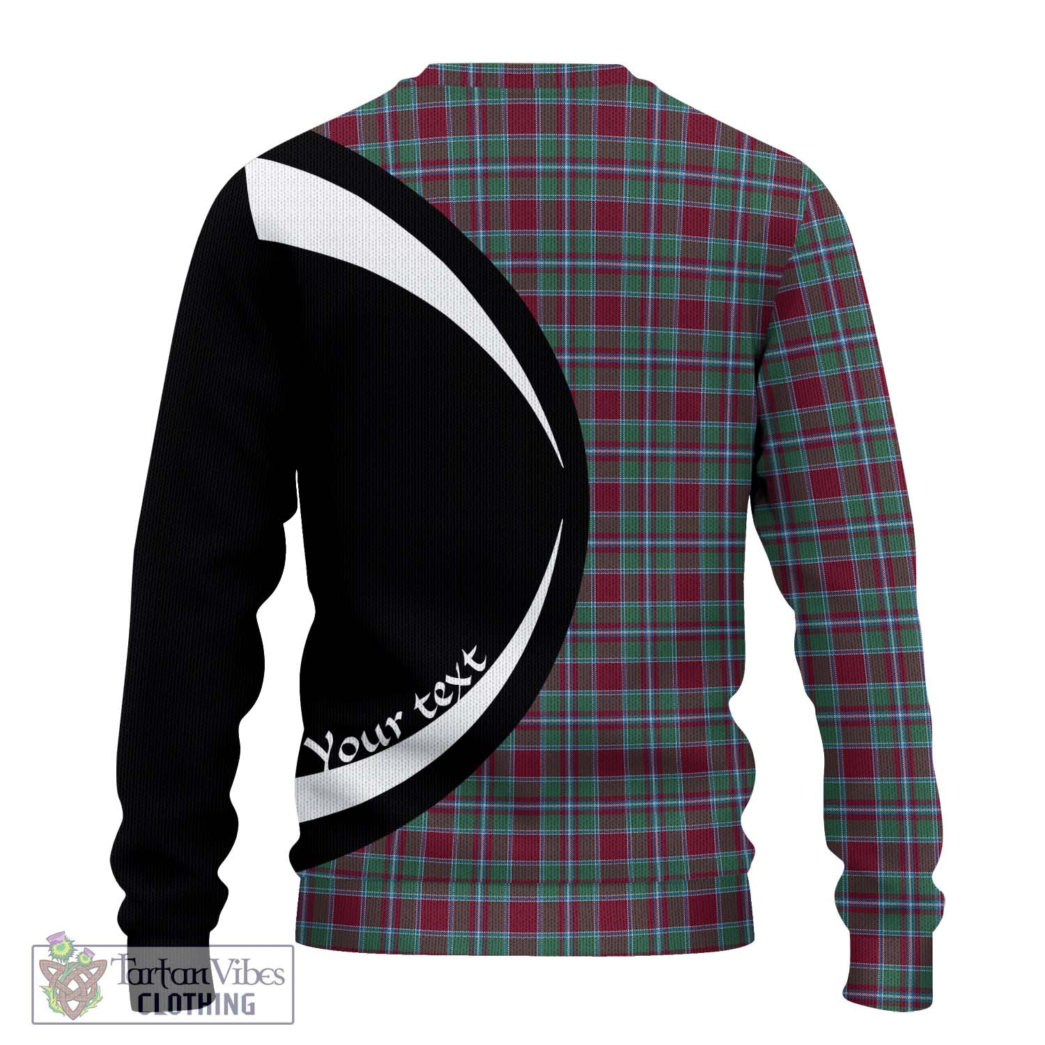 Spence Tartan Ugly Sweater with Family Crest Circle Style - Tartan Vibes Clothing
