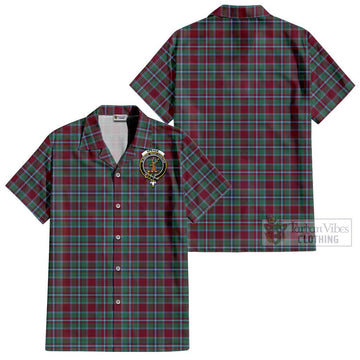 Spence Tartan Cotton Hawaiian Shirt with Family Crest