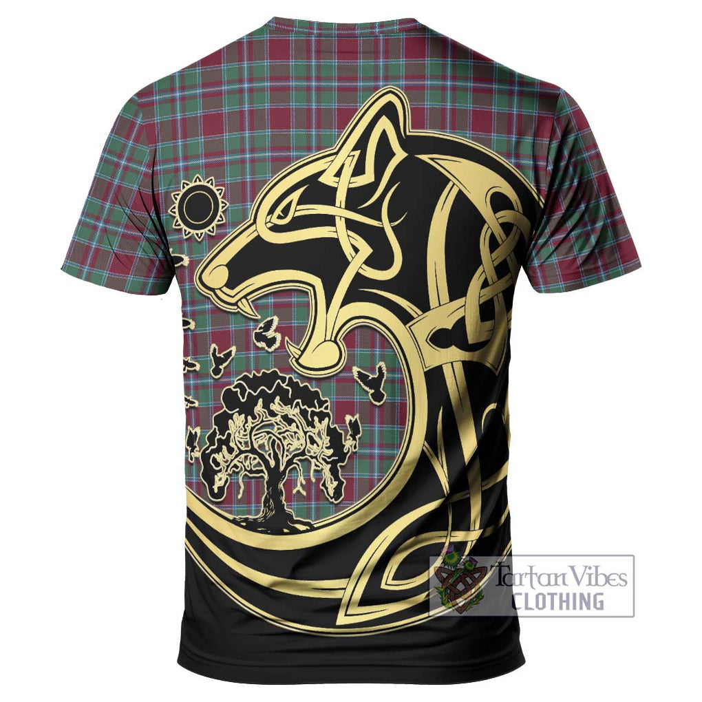 Spence Tartan T-Shirt with Family Crest Celtic Wolf Style - Tartan Vibes Clothing