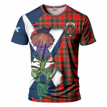 Spence (Spens) Tartan Family Crest T-Shirt Scottish Thistle Celtic Inspired Kid's Shirt - Tartan Vibes Clothing