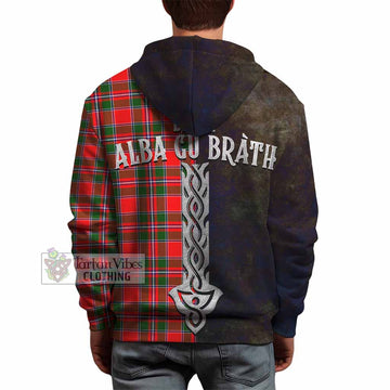 Spence (Spens) Tartan Family Crest Hoodie Alba Gu Brath Be Brave Lion Ancient Style - Tartan Vibes Clothing