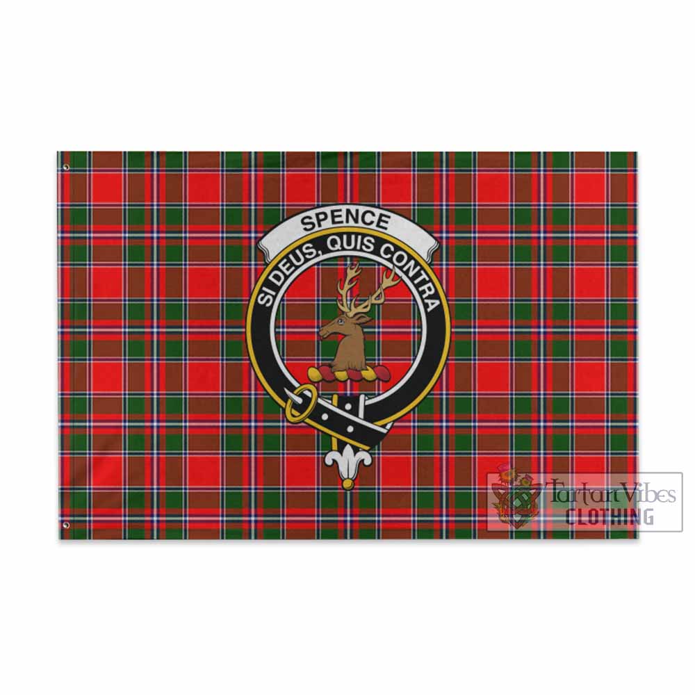 Spence (Spens) Tartan House Flag with Family Crest - Tartan Vibes Clothing