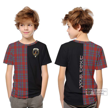 Spens Tartan Kid T-Shirt with Family Crest and Half Of Me Style