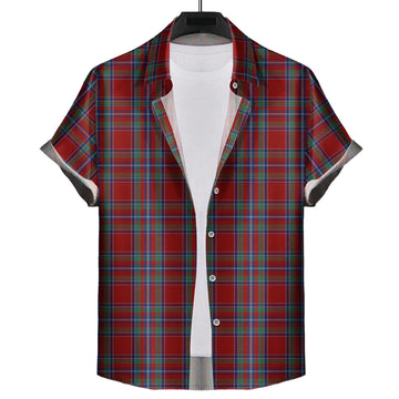 Spens Tartan Short Sleeve Button Down Shirt