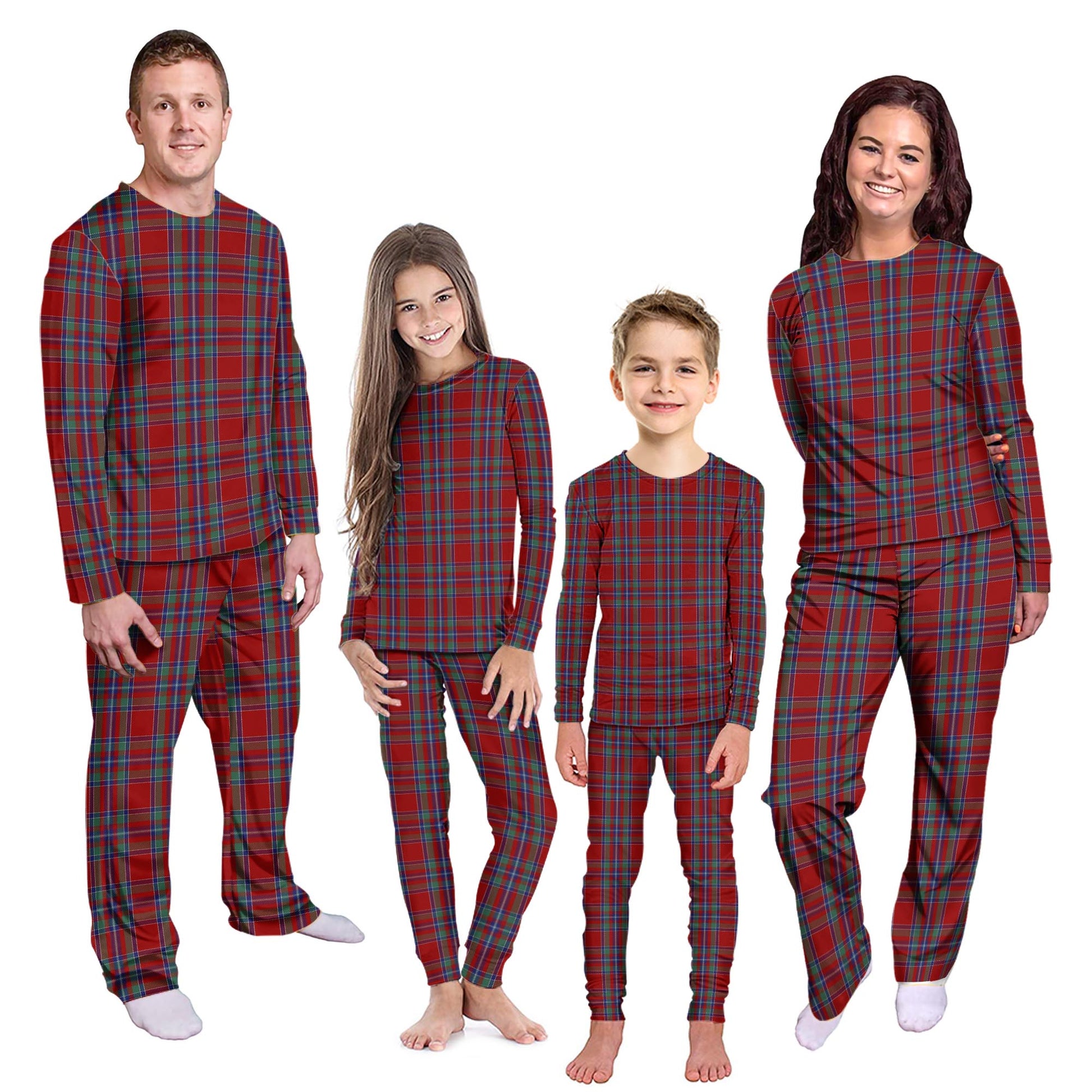 Spens Tartan Pajamas Family Set Kid - Tartan Vibes Clothing