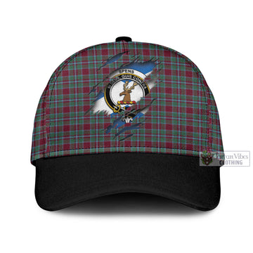 Spens Tartan Classic Cap with Family Crest In Me Style