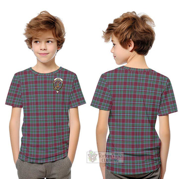 Spens Tartan Kid T-Shirt with Family Crest