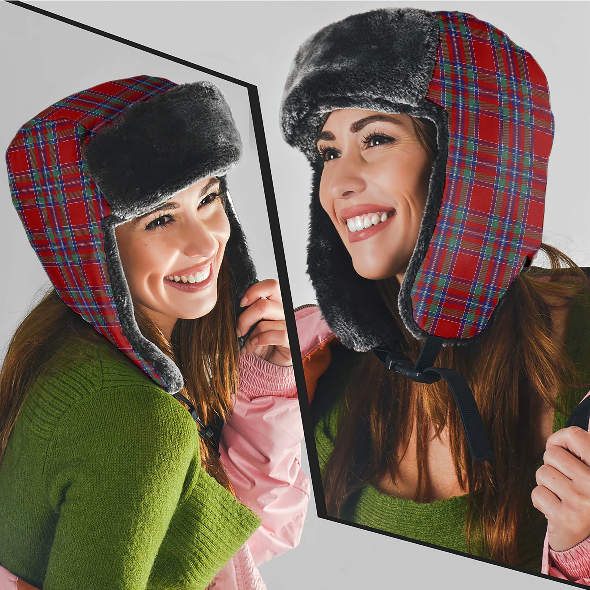 Spens Tartan Winter Trapper Hat Winter Trapper Hat Universal Fit Circumference 22.8in (58cm) - Tartanvibesclothing