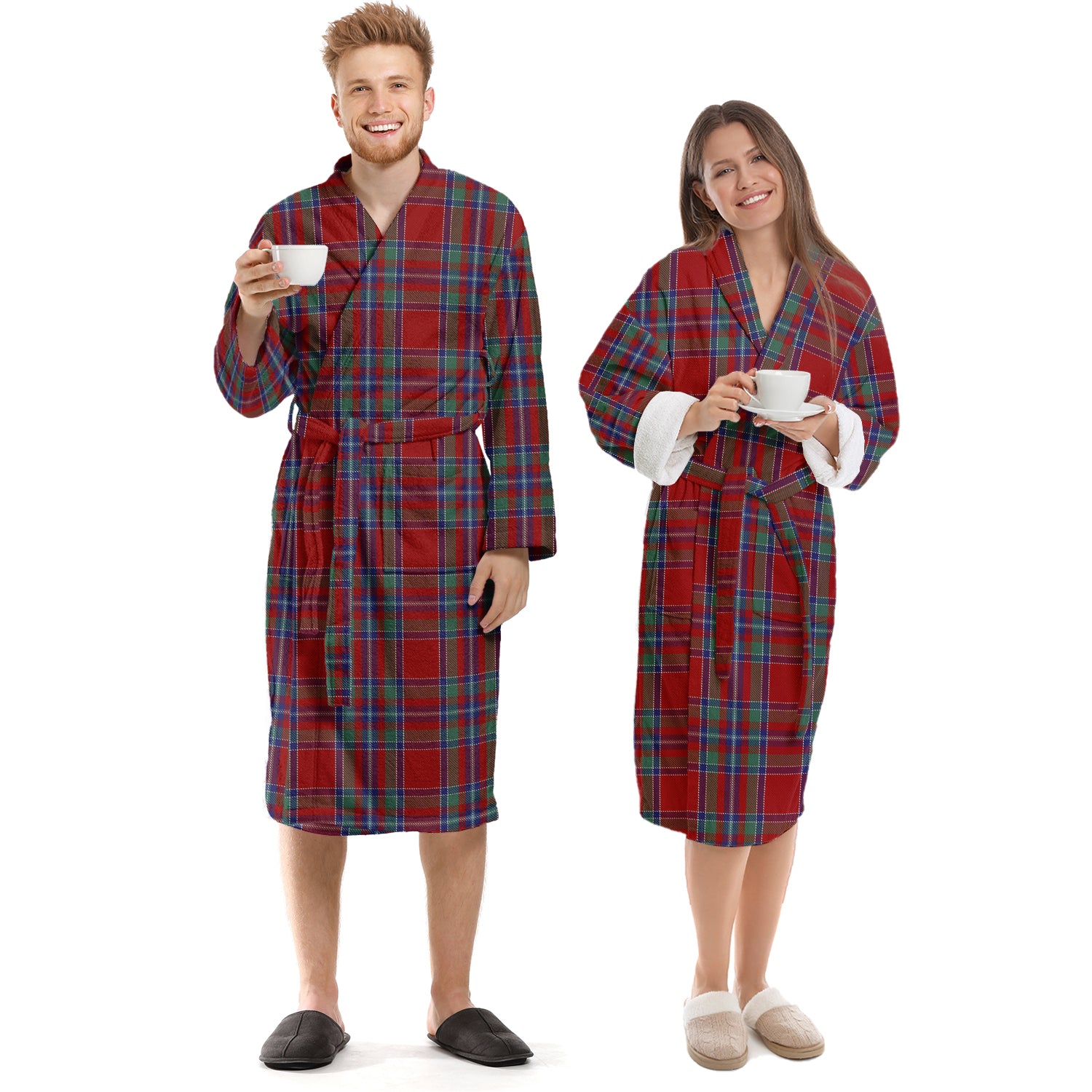 Spens Tartan Bathrobe Unisex S - Tartan Vibes Clothing