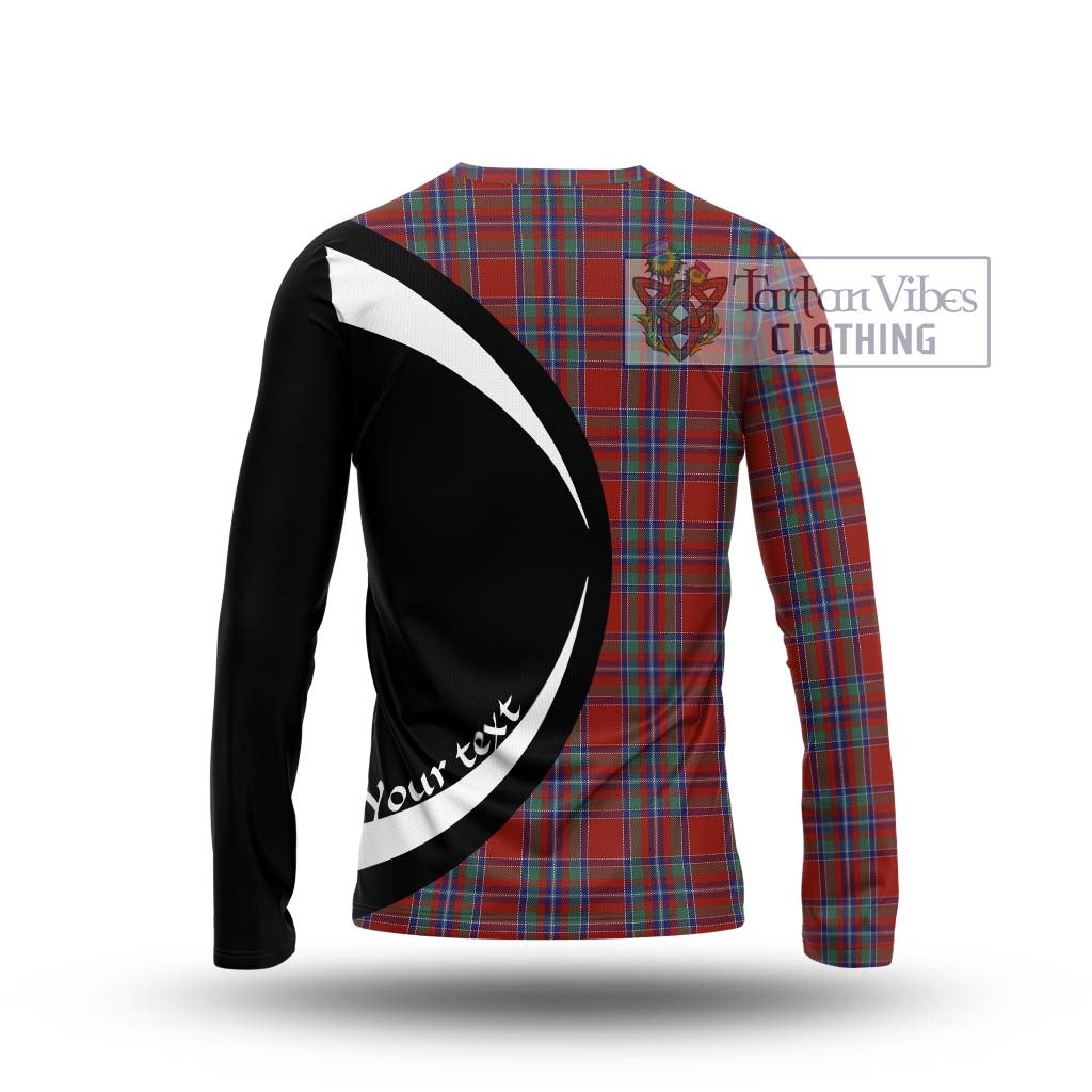 Spens Tartan Long Sleeve T-Shirt with Family Crest Circle Style - Tartan Vibes Clothing