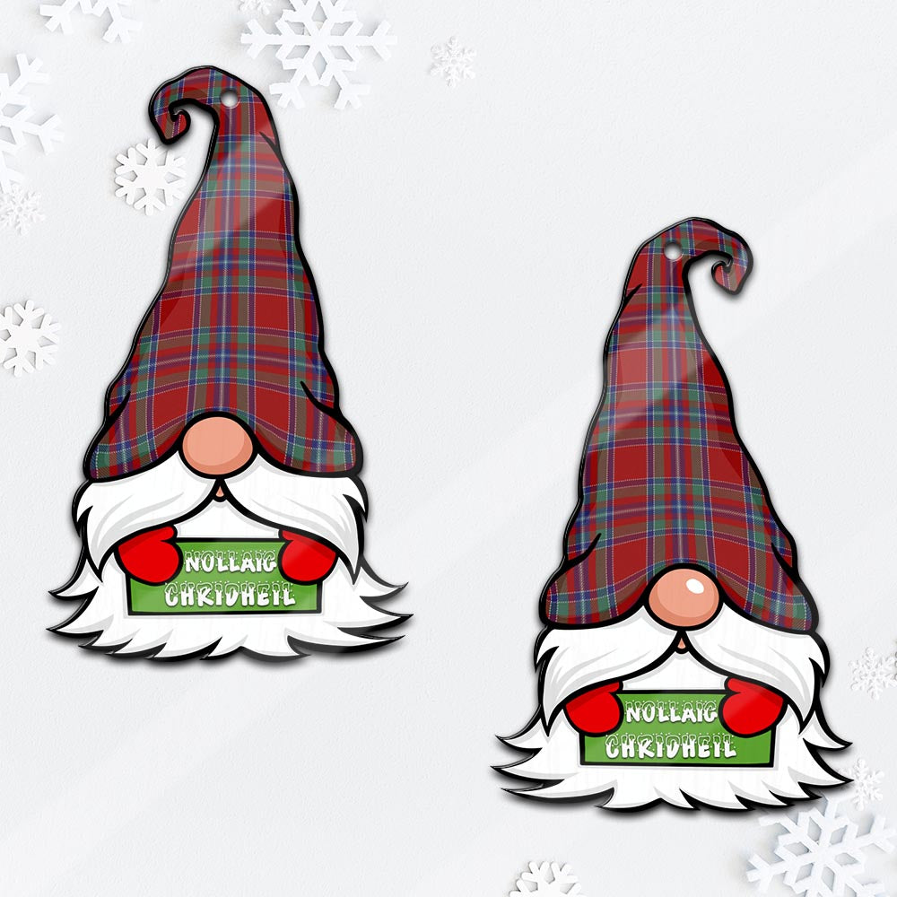 Spens Gnome Christmas Ornament with His Tartan Christmas Hat - Tartan Vibes Clothing