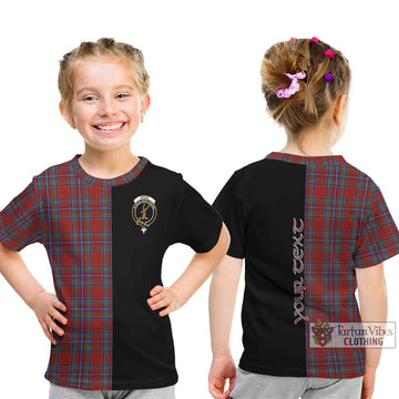 Spens Tartan Kid T-Shirt with Family Crest and Half Of Me Style