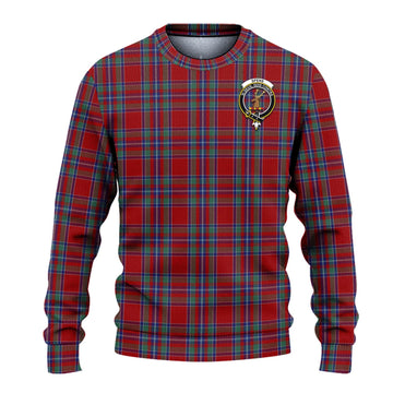 Spens Tartan Ugly Sweater with Family Crest