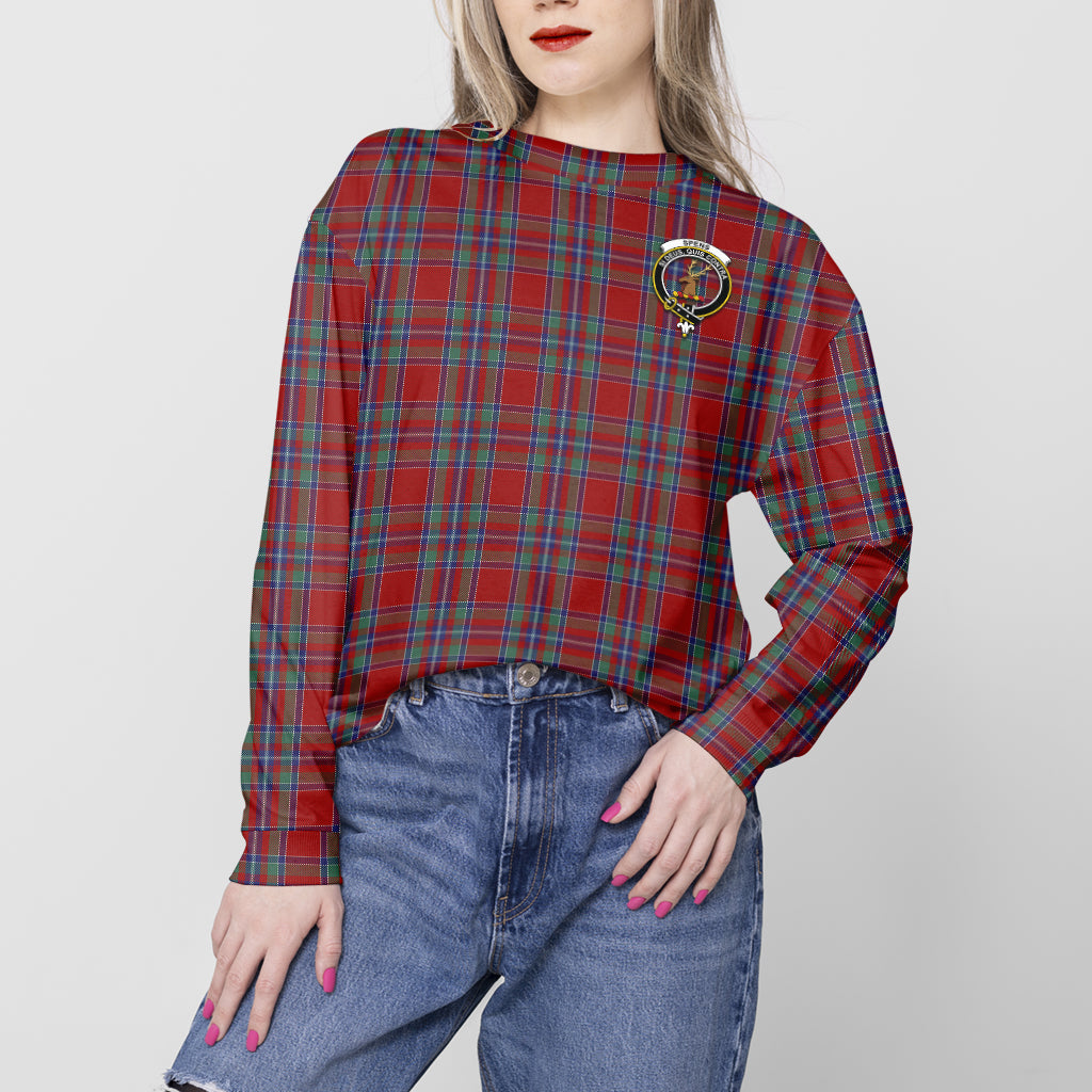 Spens Tartan Sweatshirt with Family Crest - Tartan Vibes Clothing