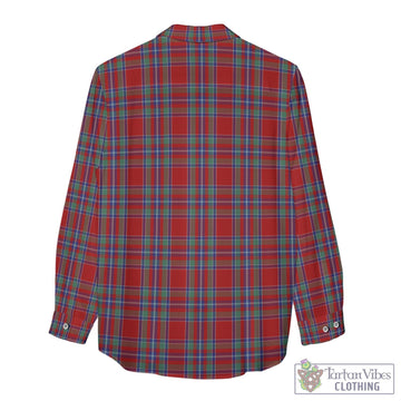 Spens Tartan Women's Casual Shirt with Family Crest