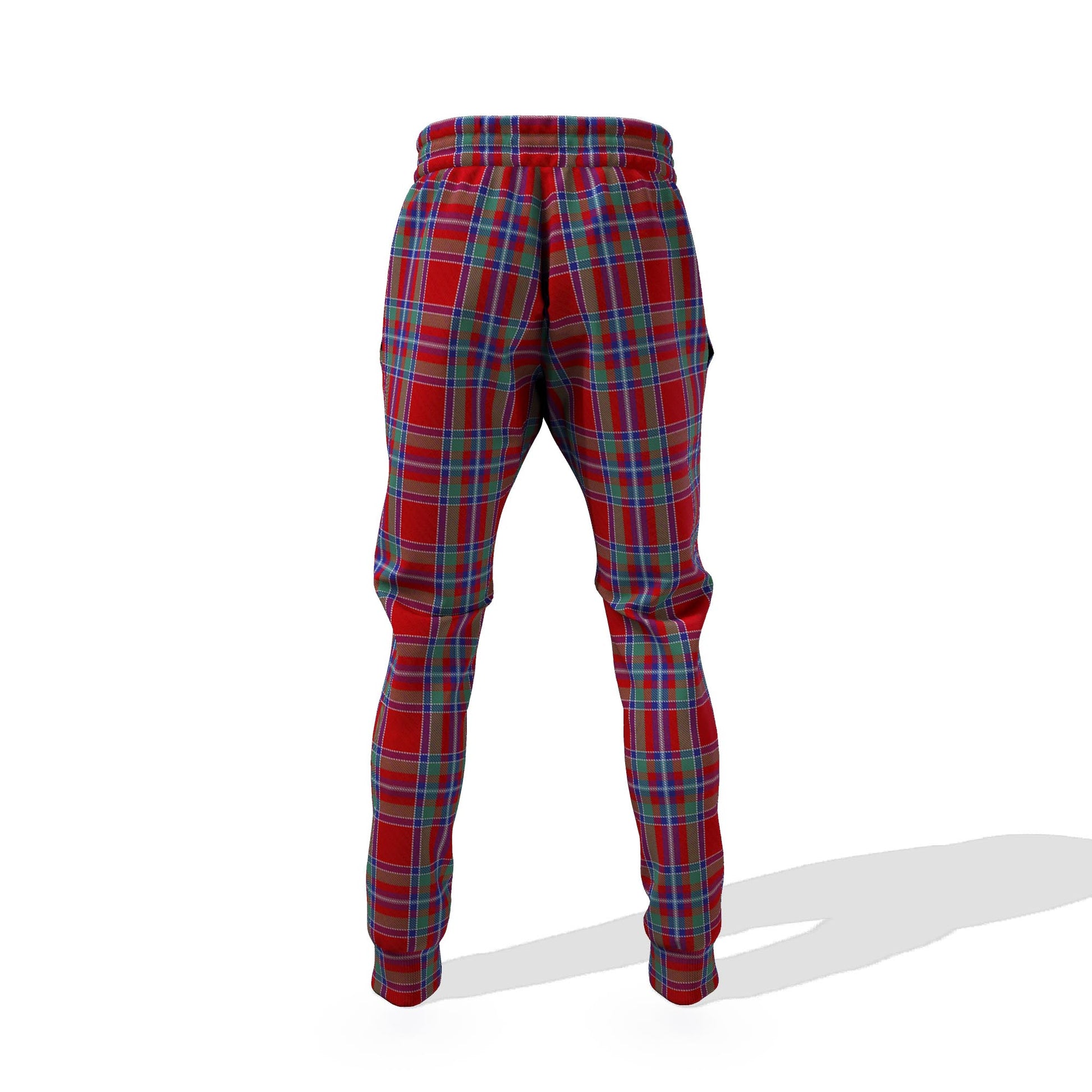 Spens Tartan Joggers Pants with Family Crest 6XL - Tartan Vibes Clothing