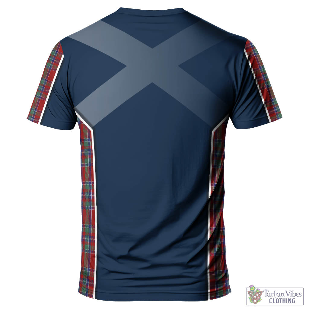 Tartan Vibes Clothing Spens Tartan T-Shirt with Family Crest and Lion Rampant Vibes Sport Style