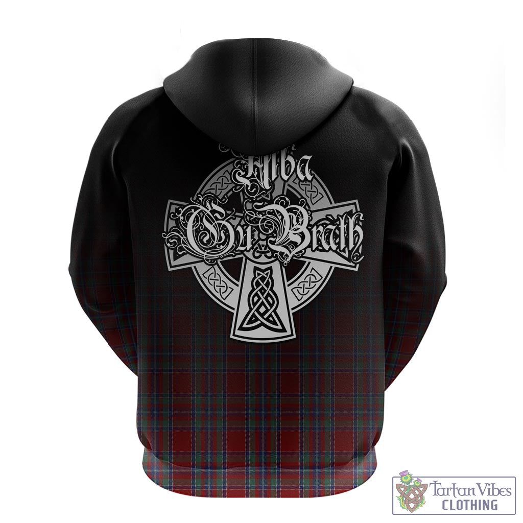 Tartan Vibes Clothing Spens Tartan Hoodie Featuring Alba Gu Brath Family Crest Celtic Inspired