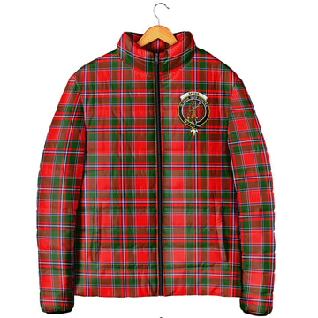 Spens Modern Tartan Padded Jacket with Family Crest