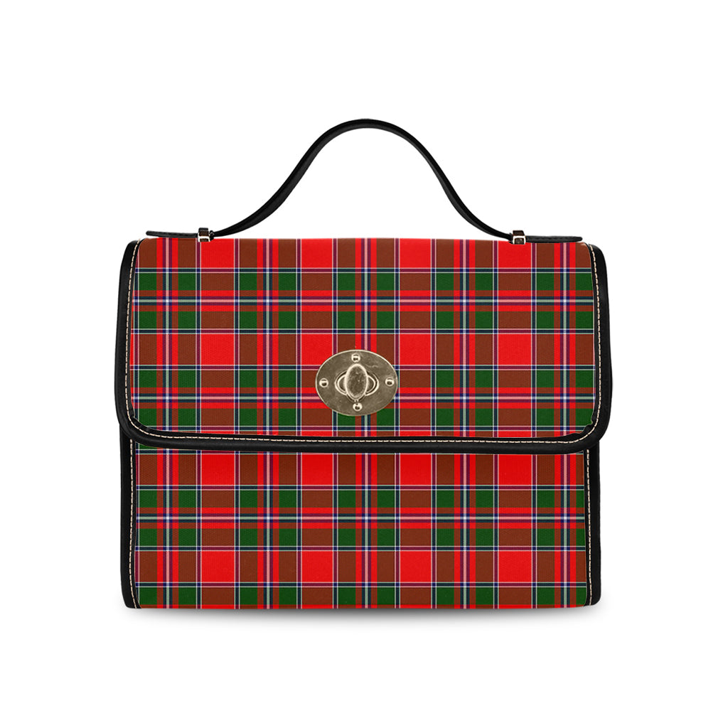 spens-modern-tartan-leather-strap-waterproof-canvas-bag