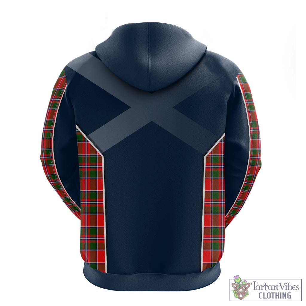 Tartan Vibes Clothing Spens Modern Tartan Hoodie with Family Crest and Scottish Thistle Vibes Sport Style