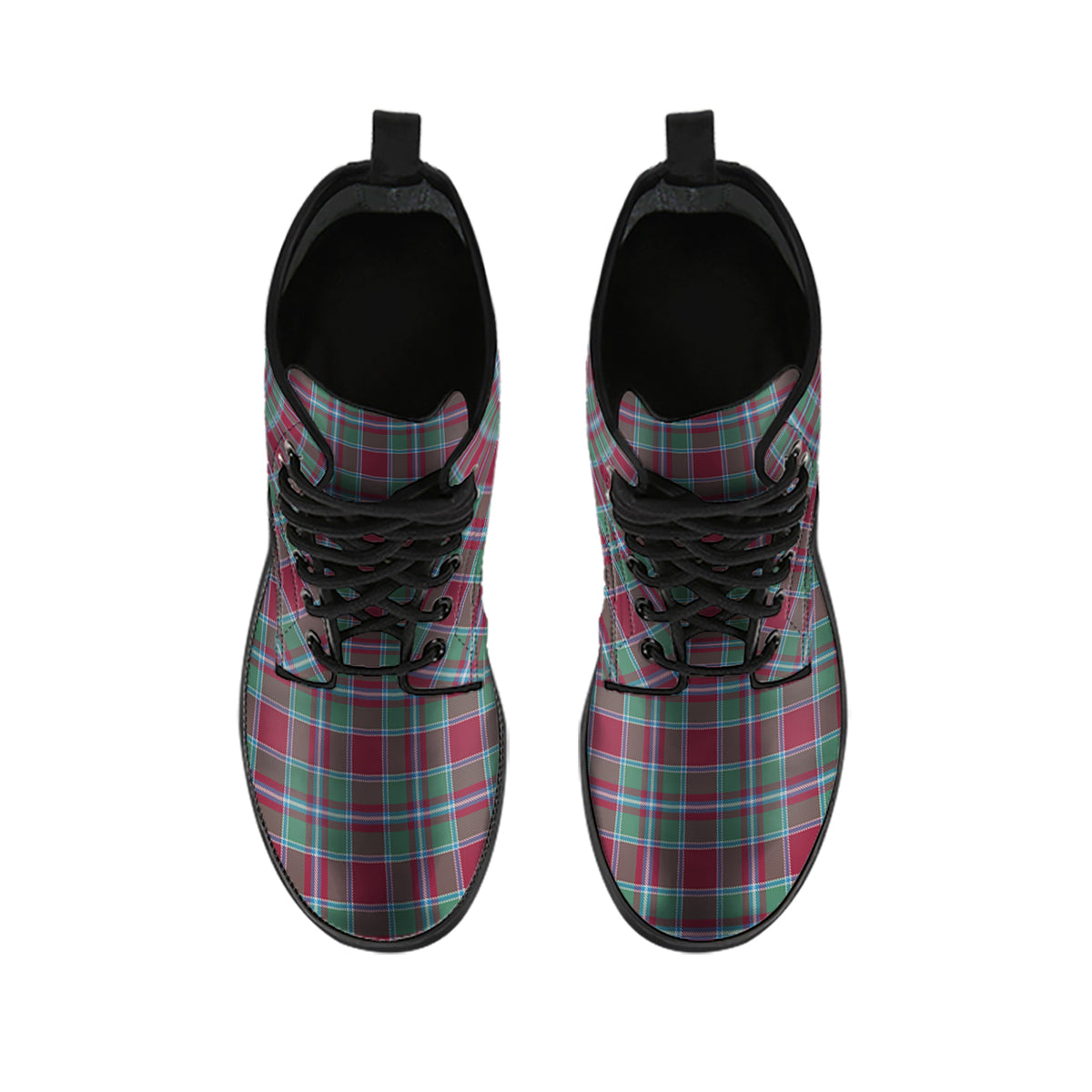 Spence (Spens) Tartan Leather Boots - Tartan Vibes Clothing