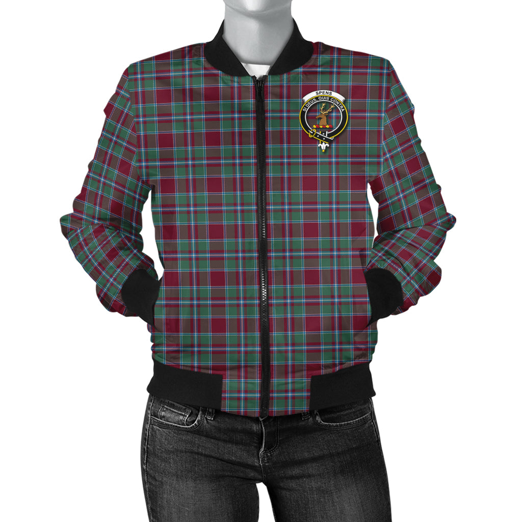 Spence (Spens) Tartan Bomber Jacket with Family Crest - Tartan Vibes Clothing