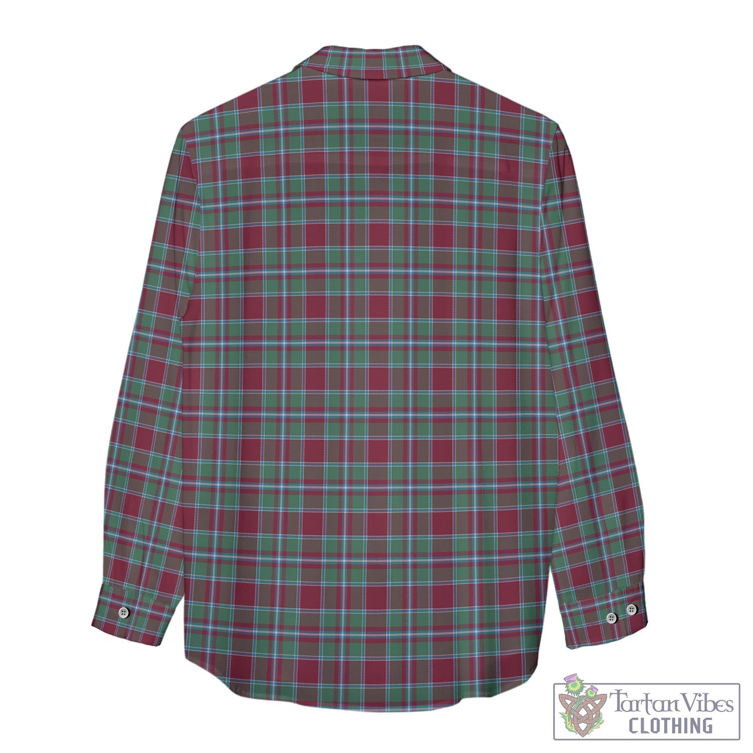 Tartan Vibes Clothing Spens (Spence) Tartan Womens Casual Shirt with Family Crest