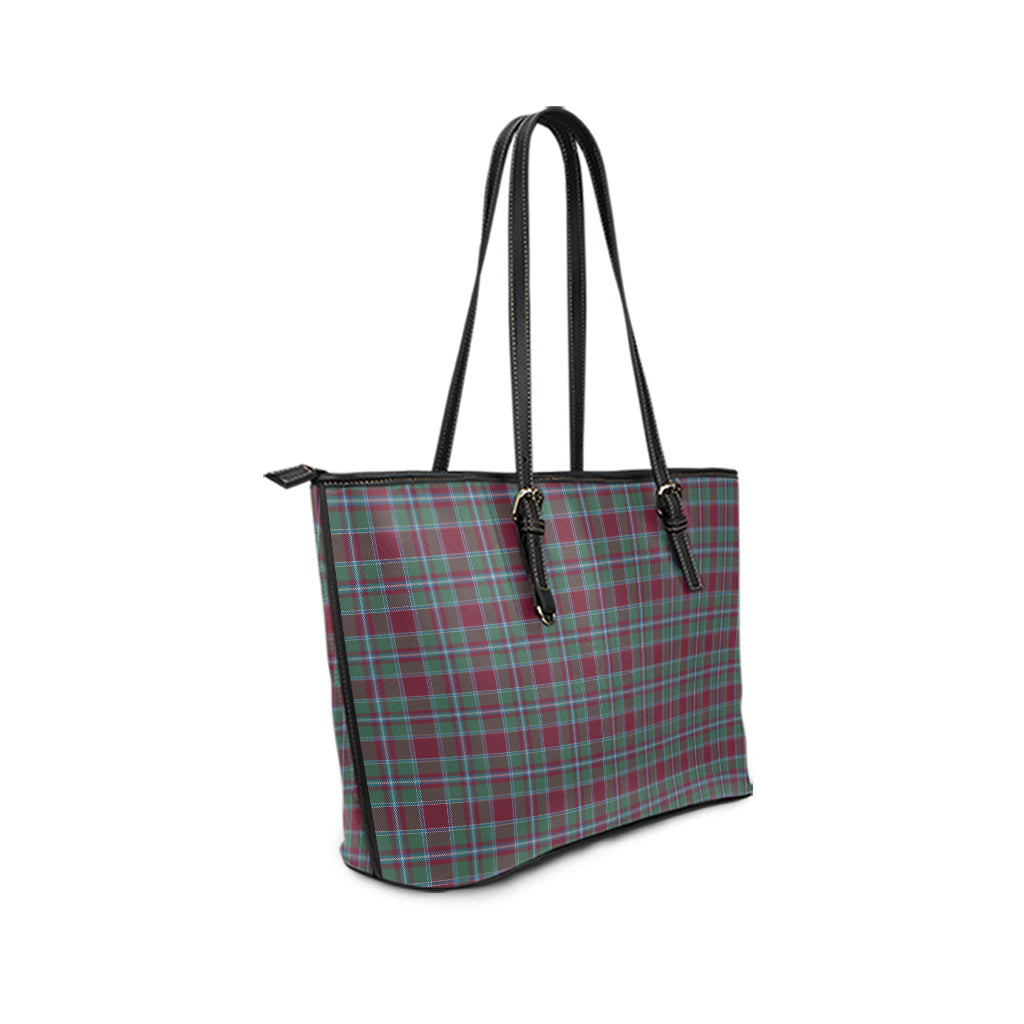Spence (Spens) Tartan Leather Tote Bag - Tartan Vibes Clothing