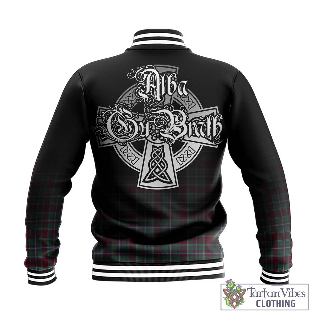 Tartan Vibes Clothing Spens (Spence) Tartan Baseball Jacket Featuring Alba Gu Brath Family Crest Celtic Inspired