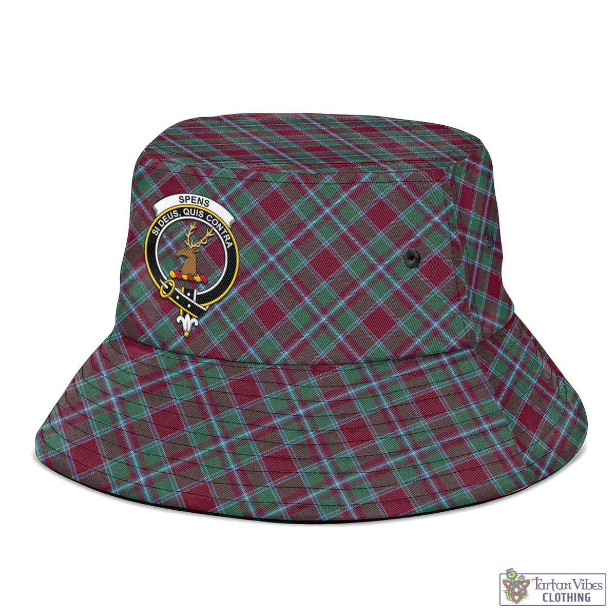 Spence (Spens) Tartan Bucket Hat with Family Crest - Tartan Vibes Clothing
