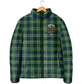 Spottiswood Tartan Padded Jacket with Family Crest