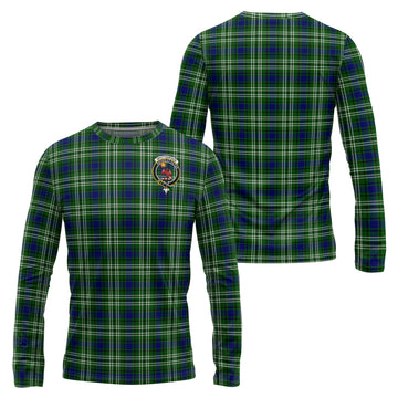 Spottiswood Tartan Long Sleeve T-Shirt with Family Crest