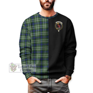 Spottiswood Tartan Sweatshirt with Family Crest and Half Of Me Style