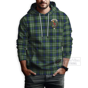 Spottiswood Tartan Hoodie with Family Crest Celtic Skull Style