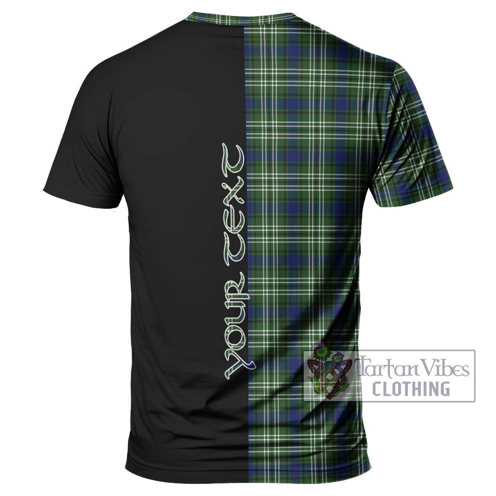 Spottiswood Tartan T-Shirt with Family Crest and Half Of Me Style - Tartanvibesclothing Shop