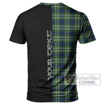 Spottiswood Tartan T-Shirt with Family Crest and Half Of Me Style