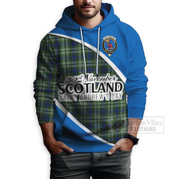 Spottiswood Family Crest Tartan Hoodie Celebrate Saint Andrew's Day in Style