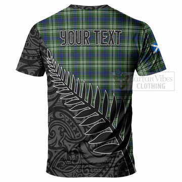 Spottiswood Crest Tartan T-Shirt with New Zealand Silver Fern Half Style