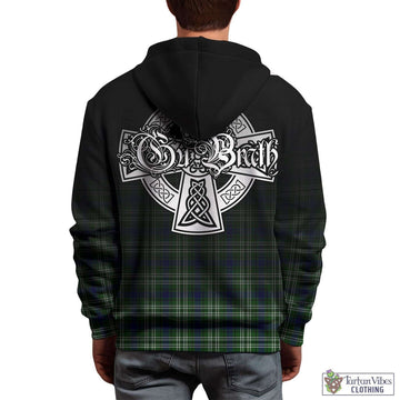 Spottiswood Tartan Hoodie Featuring Alba Gu Brath Family Crest Celtic Inspired