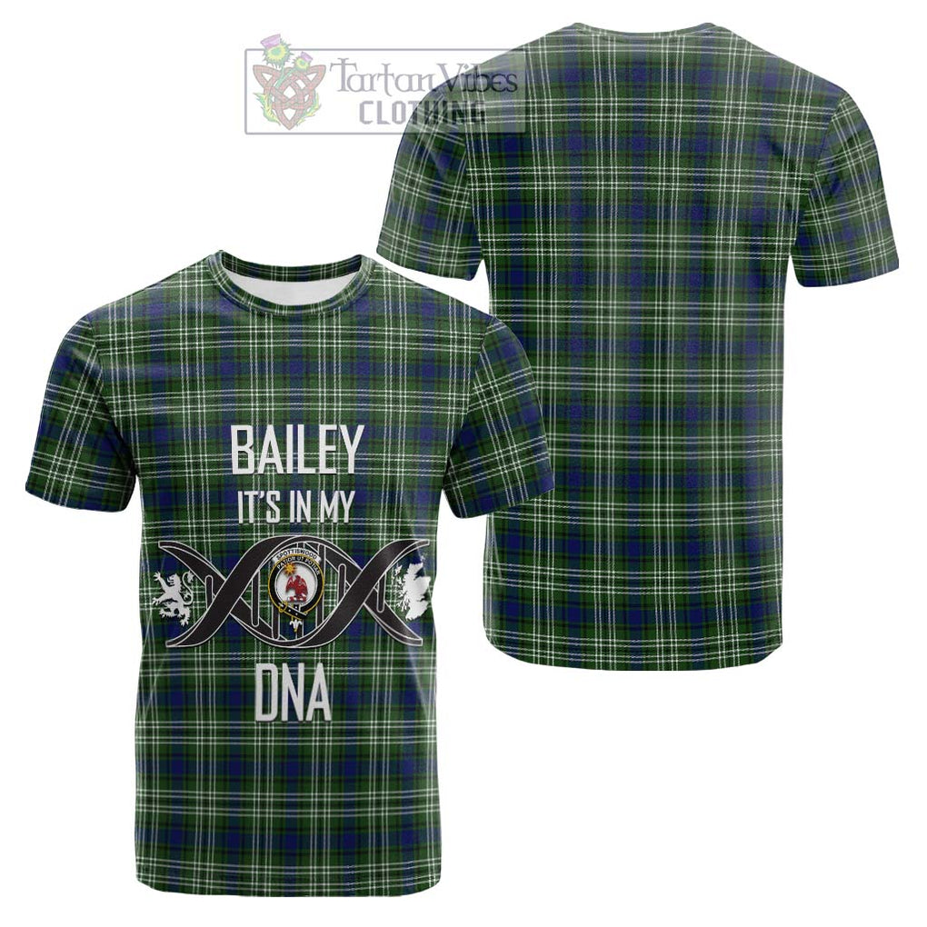 Tartan Vibes Clothing Spottiswood Tartan Cotton T-shirt with Family Crest DNA In Me Style