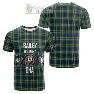 Spottiswood Tartan Cotton T-shirt with Family Crest DNA In Me Style